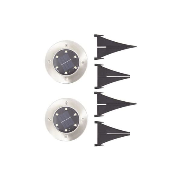 Set med 2 6 LED Solar Spotlights