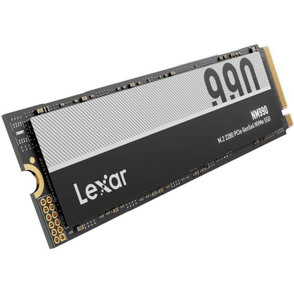 LEXAR - NM990 - SSD-hårddisk - 4 To - M.2 2280 PCIe Gen 5x4