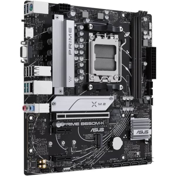 Moderkort - ASUS - PRIME B650M-K - AMD B650 - AM5 micro ATX-plats
