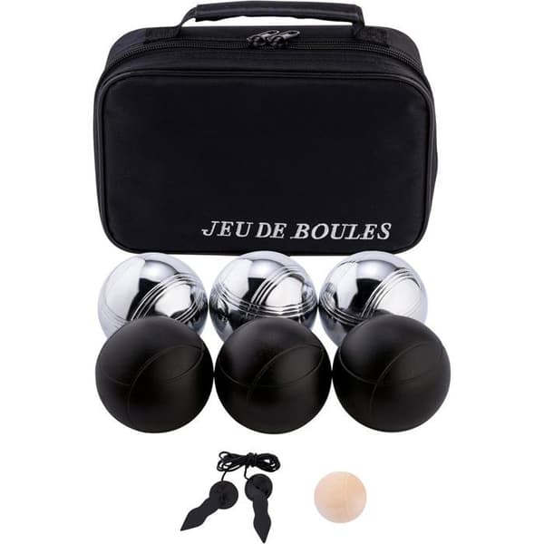 Petanquebollar - TRIPLETTE - 2 x 3 bollar - Metall - 720 gram - Blandat