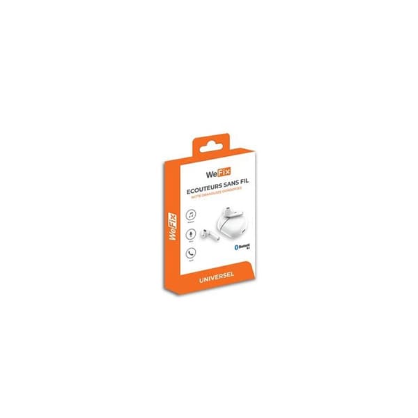 Bluetooth-hörlurar - Wefix - TW - In-ear - Batteritid 16h - Bluetooth 5.0