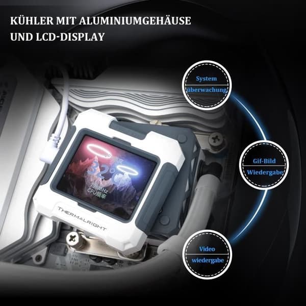 Thermalright FW360 Vit ARGB CPU Vattent kylning