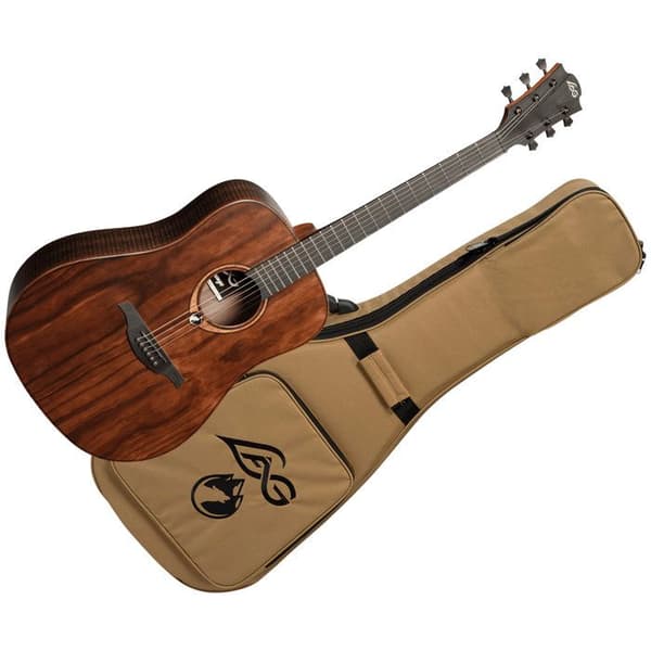 LAG Sauvage Dreadnought + Folkgitarrfodral
