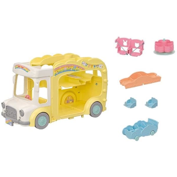 SYLVANIAN FAMILIES 5744 - Bussen och dess lekplats