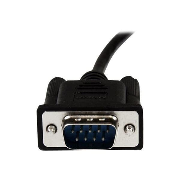 StarTech Nullmodemkabel RS232 DB9 hane-hona 2 m svart