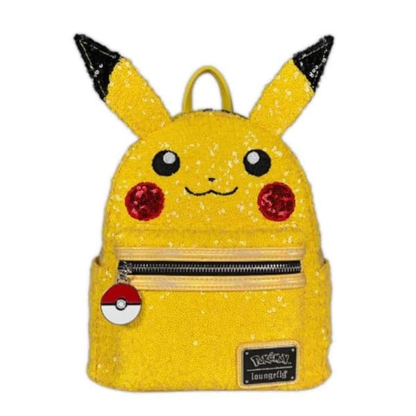 Mini Ryggsäck Loungefly - Pokemon - Cosplay Pikachu med Paljetter