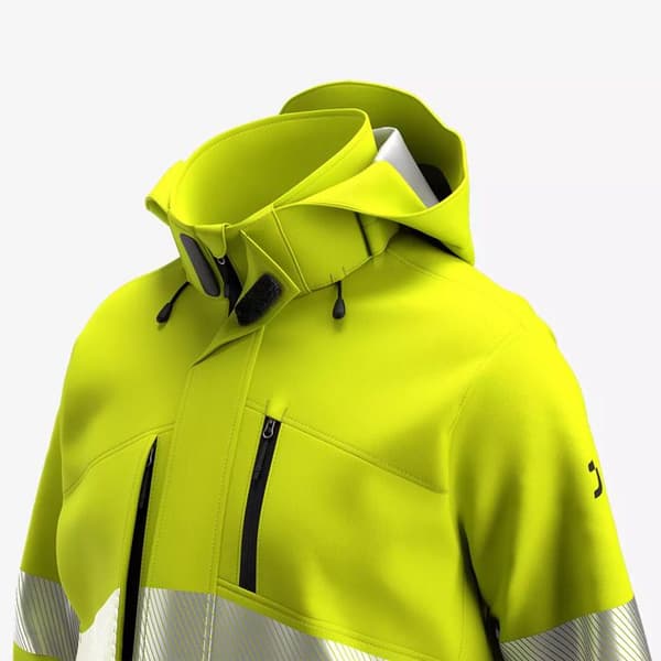 Vattentät softshelljacka med hög synlighet Safety Jogger Works