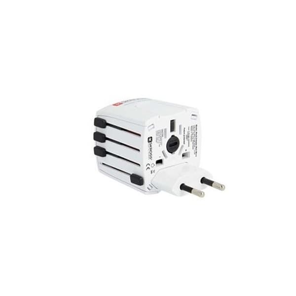 Strömadapter - SKROSS - MUV USB - 2 USB-portar - 2100 mA - Reseadapter