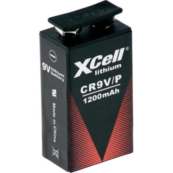Litiumbatteri 6LR61 9 V 1200 mAh XCell CR9V/P