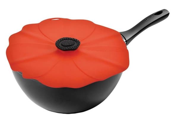 SILIKONLOCK POPPY RÖD 20 CM - CHARLES VIANCIN