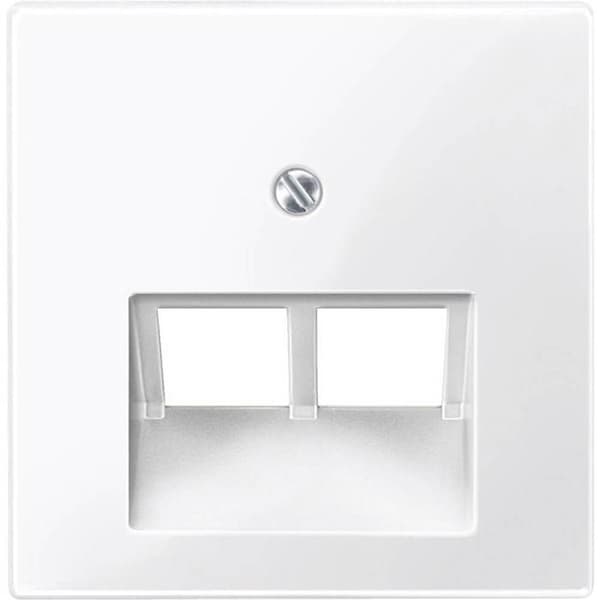 Nätverksuttag Merten 296119 System M, 1-M, M-Smart, M-Plan, M-Creativ blank polarvit