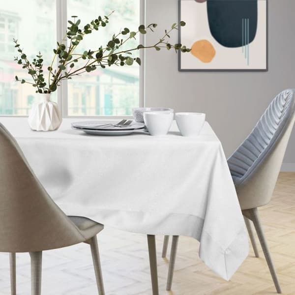Bordslöpare - Empire - Bländande vit - 30x100 cm - 100% polyester