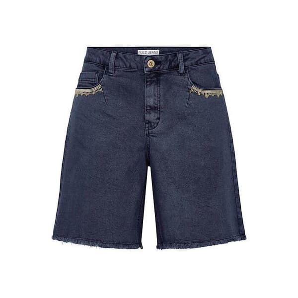 Korta högmidjade jeans för kvinnor Pulz Jeans Luca