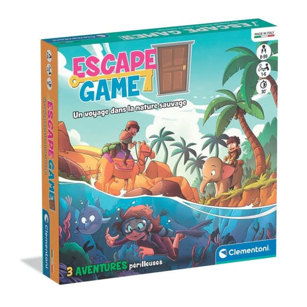 CLEMENTONI - Escape Game - En resa i vildmarken