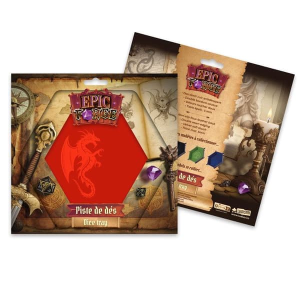Epic Forge Tärningsspår Draken – Spelaccessoar, röd