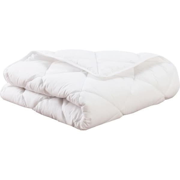 Täcke - 75x120cm - MON P'TIT DODO - Varm - 100% Polyester Silikoniserad hålfiber - 1 person - Vit