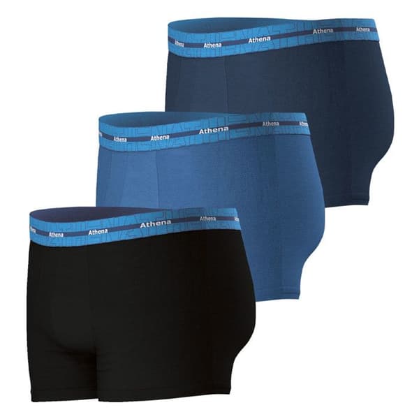Set med 3 boxershorts herr 720 Stretch Bomull Athena