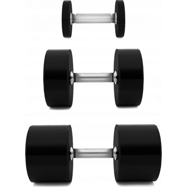 Set med hantlar - HMS - HPC - Polyuretan - 40-50 kg - 10 stycken