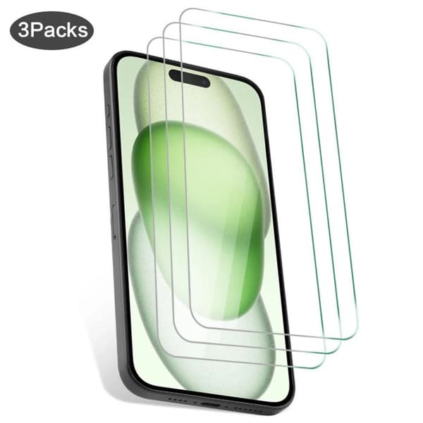 Härdat glas Platyne iPhone 15 Plus (x3)