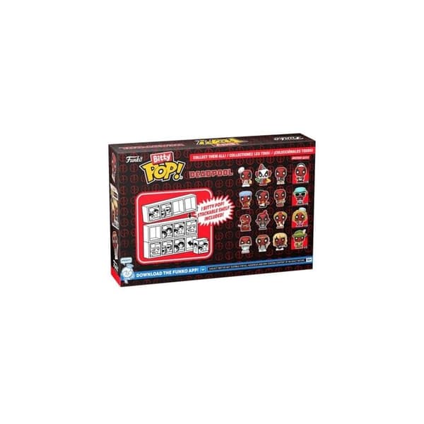 Funko Bitty Pop Deadpool Dinopool Figur 4PK