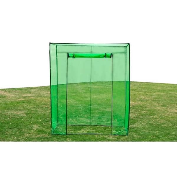 vidaXL Växthus med stålram PVC 40617