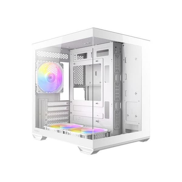 Antec CX60M ARGB Vit Mini-Tower Vit Härdat Glas USB 3.0 Micro-ATX