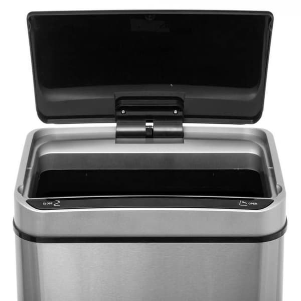 Automatisk soptunna 40L "Sensor" i rostfritt stål - 5five