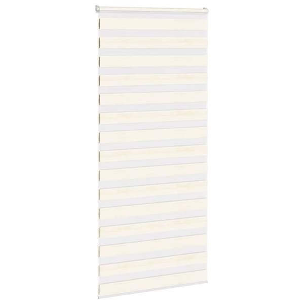 vidaXL Butik zebramönstrad beige tygbredd 95,9 cm polyester 4014703