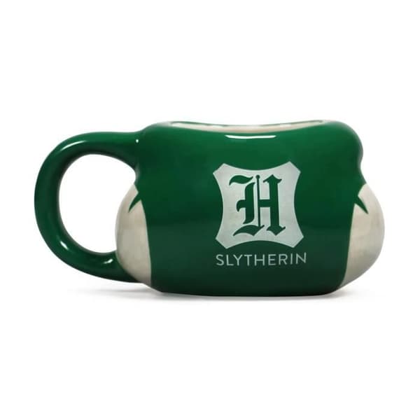 3D-mugg - Harry Potter - Slytherin - Grön - 350ml - Asymmetrisk