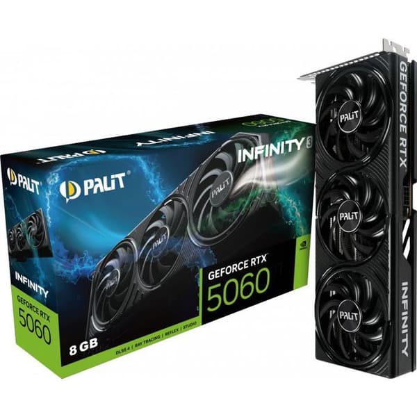 PALIT - Grafikkort - GeForce RTX 5060 - Infinity 3 - 8 GB