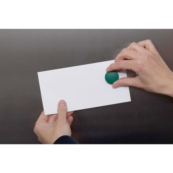 Magnet - MAUL - Solid - Ø 32 mm - 0,8 kg - 4 st - Grön
