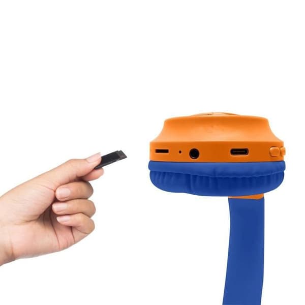 Fällbar ljus Bluetooth 5.3 Naruto 3D – Mikrofon, trådad (jack), SD, begränsad volym 85 dB – Blå (barn)
