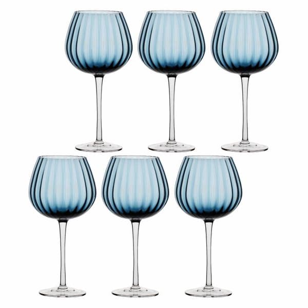 Glas - U20177611A86 - Prismia - Blåst - 460 ml - Blå