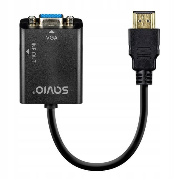 HDMI-VGA-adapterkabel Savio AK-76