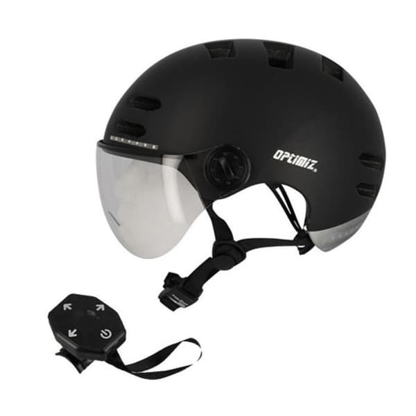 Hjälm med blinkers Optimiz O394