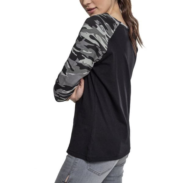 Urban Classics Dam - 3/4 RAGLAN långärmad toppskjorta