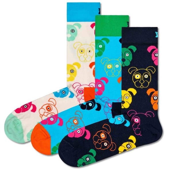 Happy Socks Strumpor Unisex - grafisk, 3-pack, 3-pack presentset