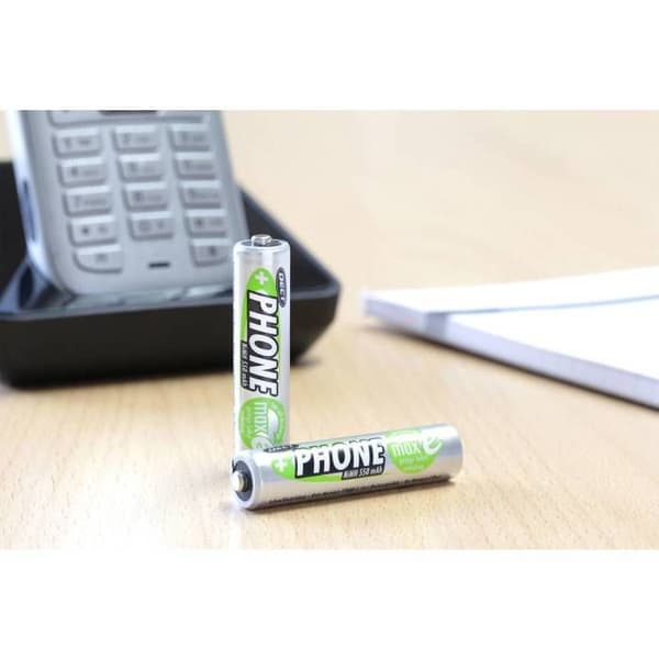 ANSMANN Dect telefonbatteri - 2 x AAA NiMH 550 mAh