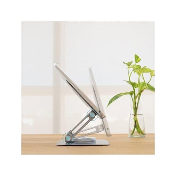 Tablettstöd TooQ PH-NARVI-S Silver 360° rotering justerbart upp till 13"