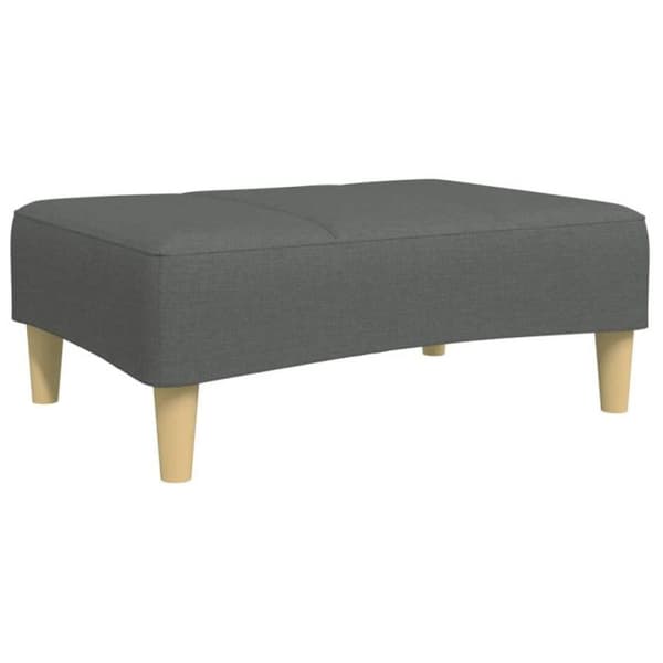Repose pied mörkgrå 77x55x31 cm tyg