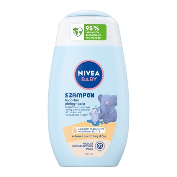 Nivea Baby Schampo Mjukhet - Delikat Vård, 200ml