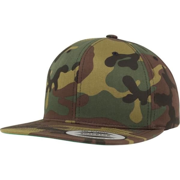 Snapback-cap - Flexfit - Woodland Camo - One size - 60% bomull - 40% polyester