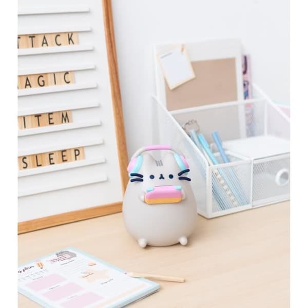 Lamp - Pusheen - Gamer - Grå - Kontor - Elektrisk
