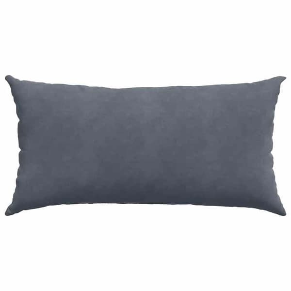 vidaXL Soffkuddar 2 st Mörkgrå 80 x 40 cm 42013714