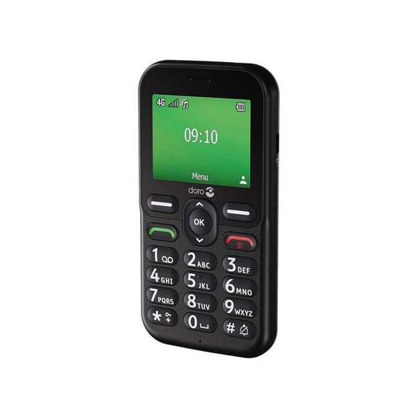 Mobiltelefon Doro Leva E10 2,4” 4G Nano SIM Svart