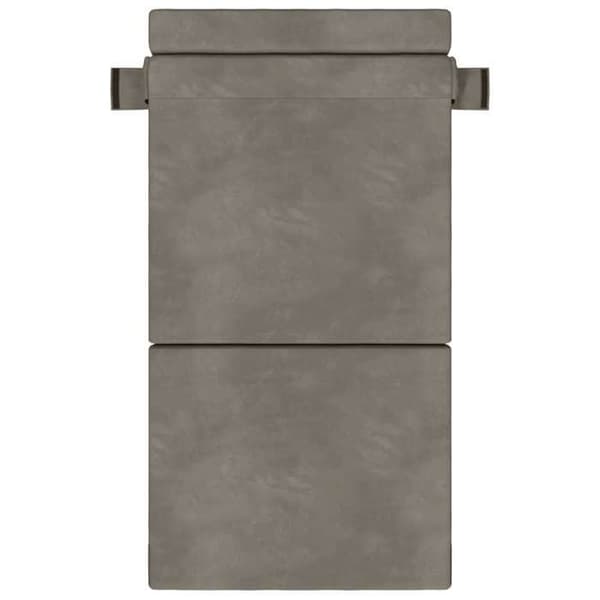 vidaXL Fällbar sängsoffa Ljusgrå 70 x 80 x 60 cm Tyg 900092
