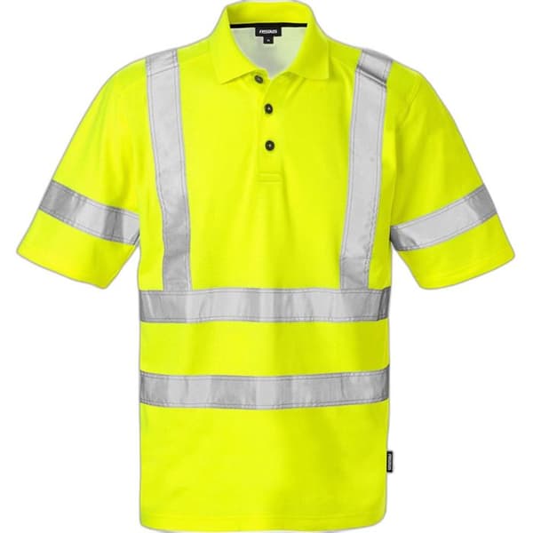 Polo med hög synlighet Fristads Klass 3 7025 PHV