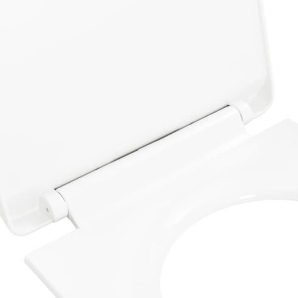 vidaXL Soft Close Toalettsits Quick Release Vit