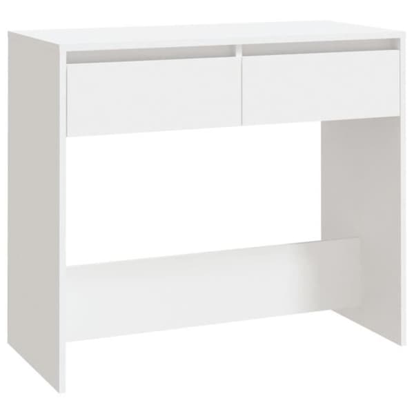 vidaXL Konsolbord Vit 89 × 41 × 76,5 cm Stål
