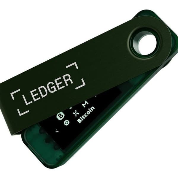 Kryptovaluta plånbok Ledger Ledger Nano S Plus Grön emeraldfärg